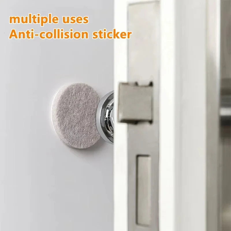 45/72Pcs Thicken Self Adhesive Felt Chair Leg Pads Floor Protectors Furniture Legs Table Leg Covers Round Bottom Anti-Slip Pads image 5