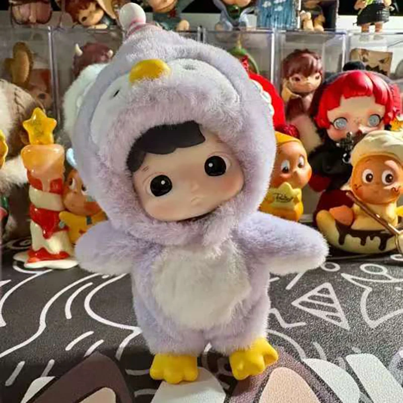 

POP MART HACIPUPU Penguin 1/8 BJD Series Anime Action Figure Guess Bag Ornament Figurines Home Decor Desktop Dolls Model Girls