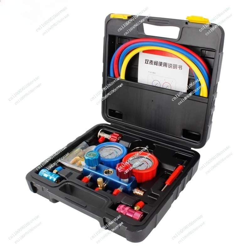 

Automobile snow gauge, with oil refrigerant R134A refrigeration pressure gauge