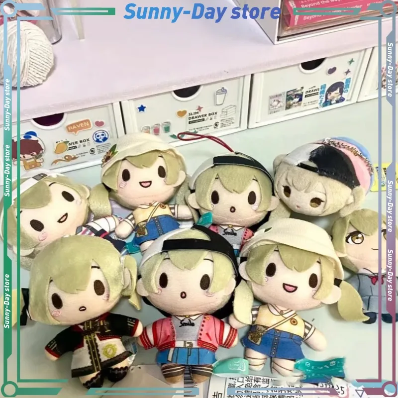 

New 10cm Anime Project Sekai Stuffed Toys Cute Minori Hanasato AZUSAWA KOHANE Saki Hoshino Ichika Soft Plush Doll for Gift Toy