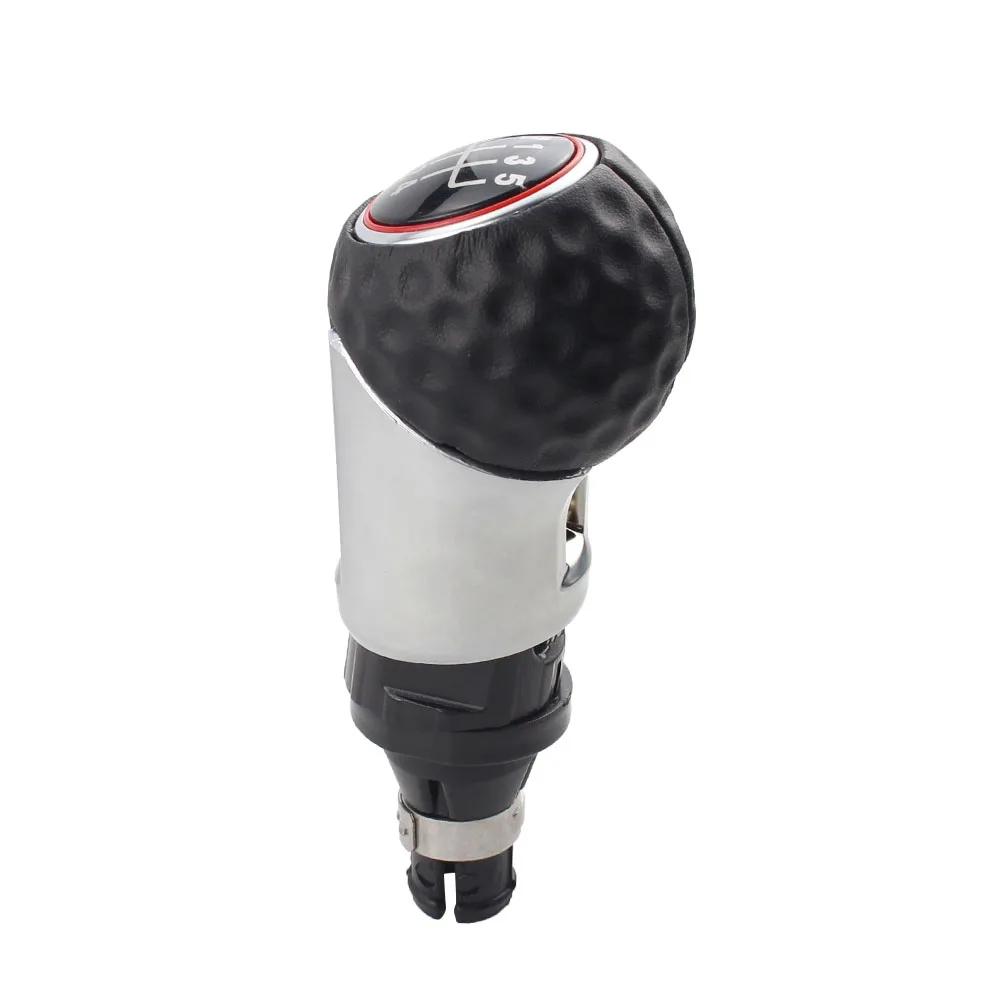 Leather Gear Shift Knob Lever Stick Pen for Volkswagen VW GOLF 4 IV MK4 GTI GTD R32 Bora Jetta Golf 5 V MK5 A5 6 MK6 7 MK7
