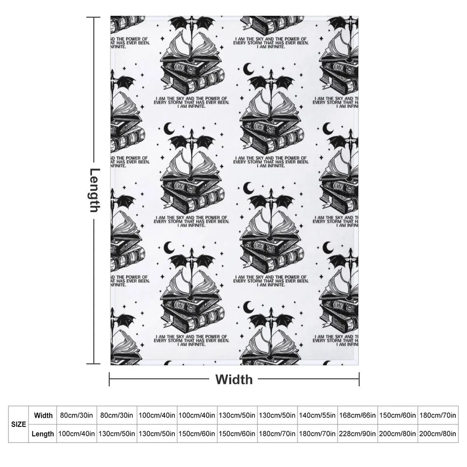 Fourth Wing I Am the Sky Throw Blanket Luxury Designer Thermals For Travel Luxury Sofa Throw Blankets