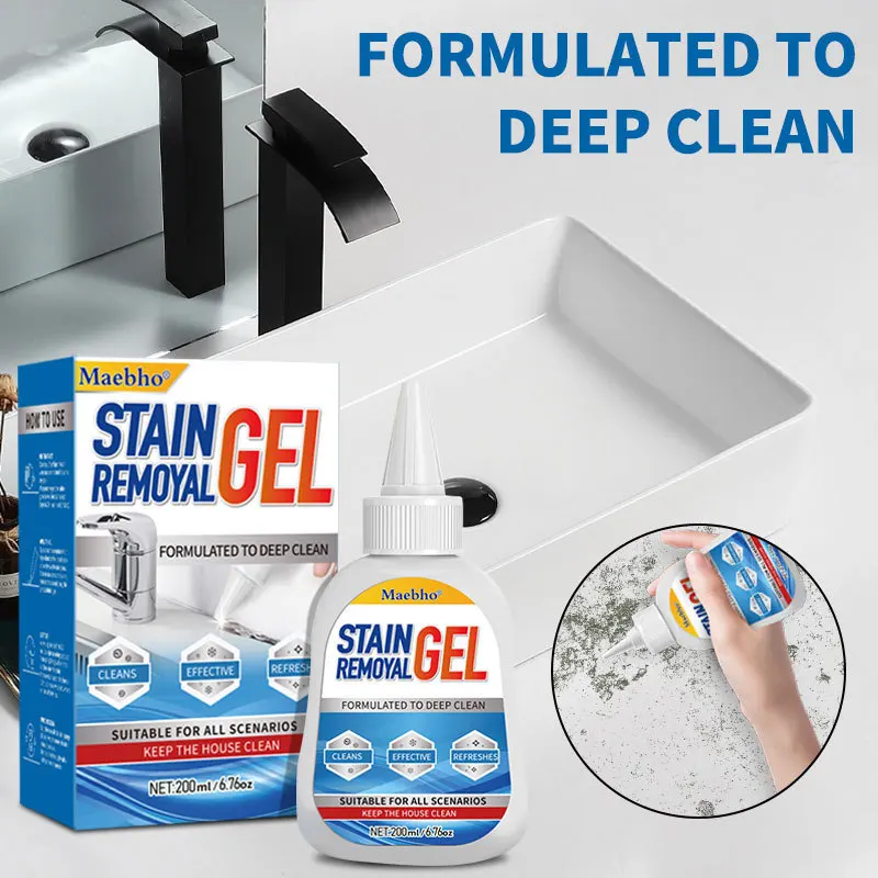 Washing Machine Cleaner Refrigerator Rubber Ring Mold Stain Remover Mildew Stain Gel Household Use Wall Tile Mold Remover Gel