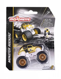 NEW Majorette 1/64 Monster rockerz Truck  ford VW T1 Collection Die-casting Simulation Alloy Model Car Children Toys