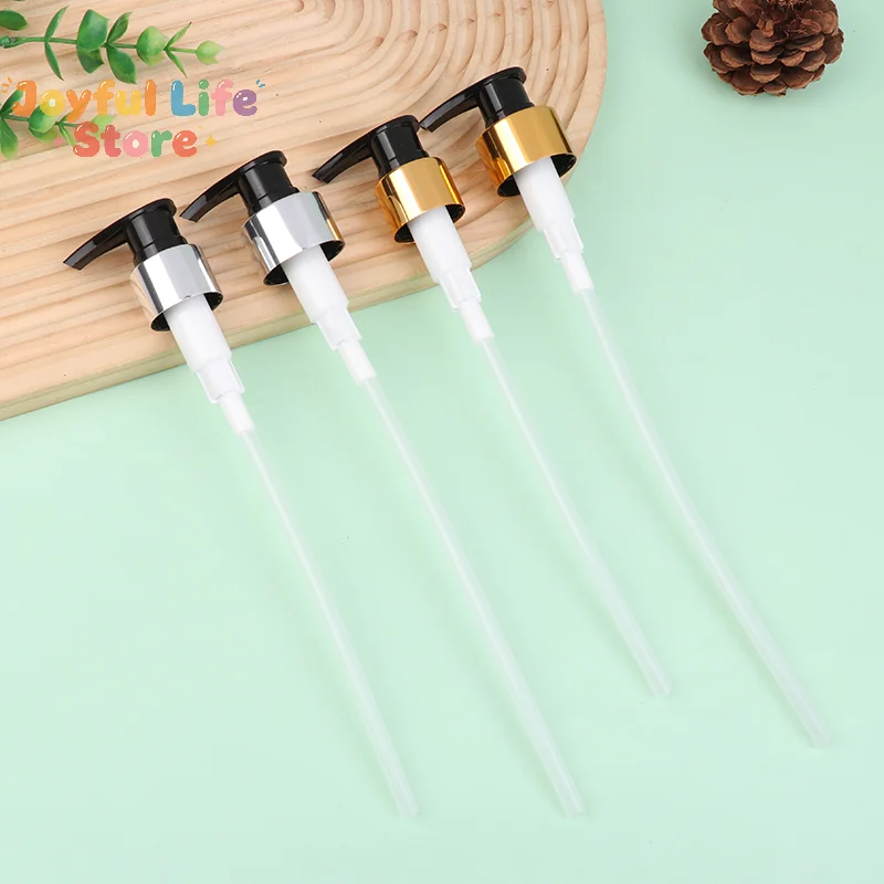 Soap Pump Liquid Pump Head Lotion Dispenser Head Push Type Head 24/28 Thread Bath Shampoo Bottle Press Nozzle Replace Pump Tube