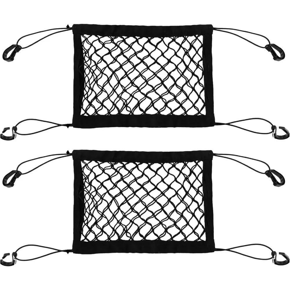 Motorcycle Cargo Nets Double Layer Motorcycle Net Luggage Strap Rack Expansion Organizer Net Pocket for Motor Bike Trike Cycle
