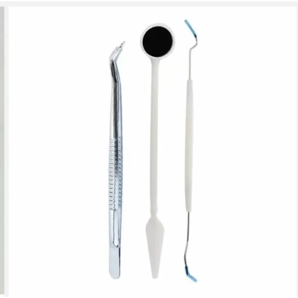 50Pcs Dental Disposable Instrument kit density Tweezers/Mirror /Explorer Probe Multiple Function Tools Dentist Clinic Supplies
