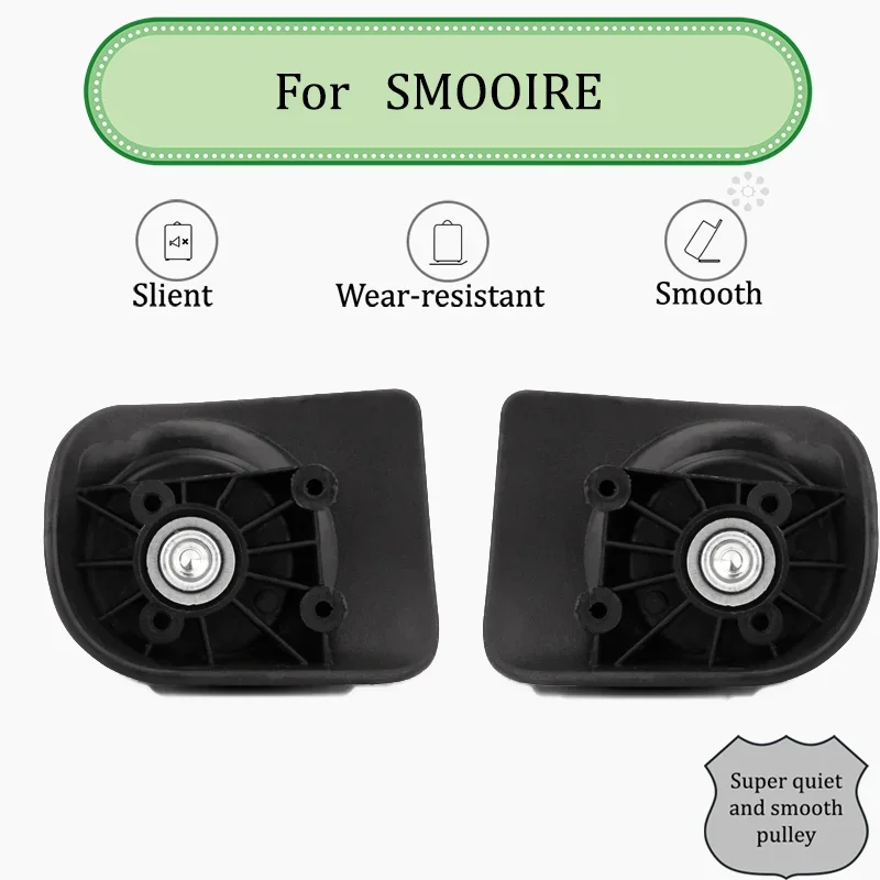 

For SMOOIRE W066 [Upgraded Version] Luggage Wheel Set, 4-Piece Set - Shock-Absorbing and Quiet Rolling