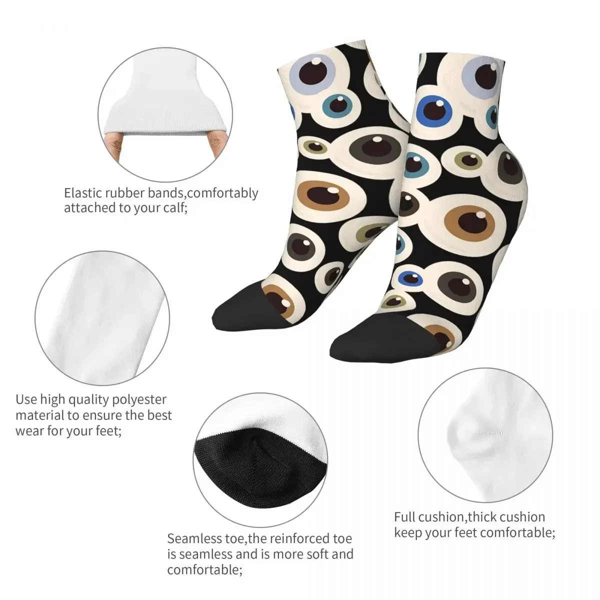 Oftalmólogo, Optometrist, Optometría, Eye Dr, Globos oculares Calcetines Harajuku Medias súper suaves Calcetines para todas las estaciones para hombre y mujer