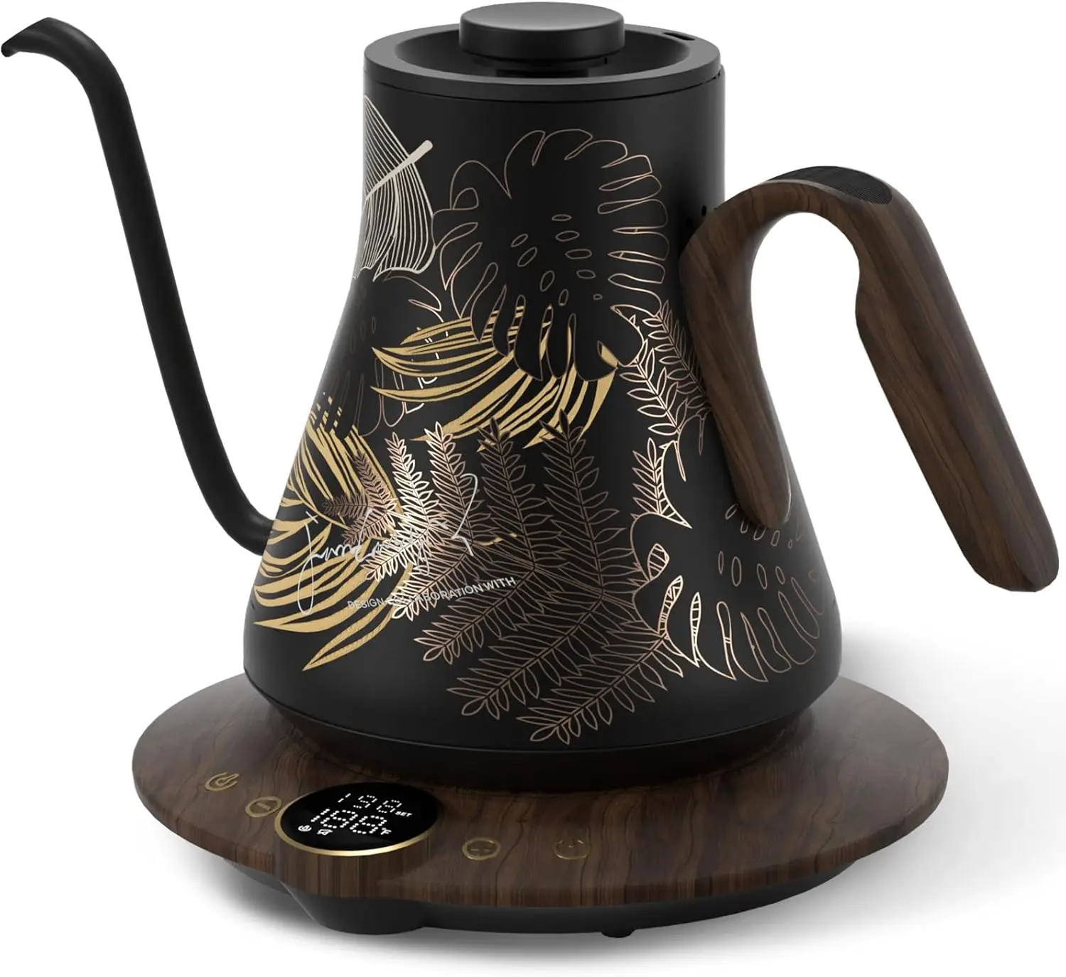 

Электрический чайник на гибкой стойке с точным контролем температуры для заливки кофе и чая, быстрый нагрев, не содержащая BPA, нержавеющая сталь