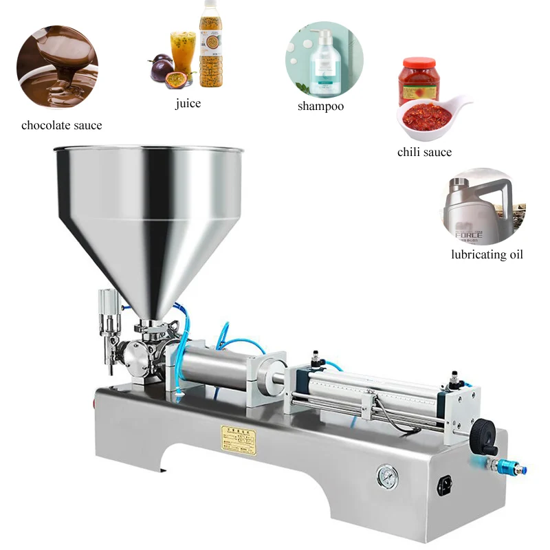 آلة تعبئة معجون بفوهة واحدة 5-5000 مل معدات تعبئة وتغليف كمية