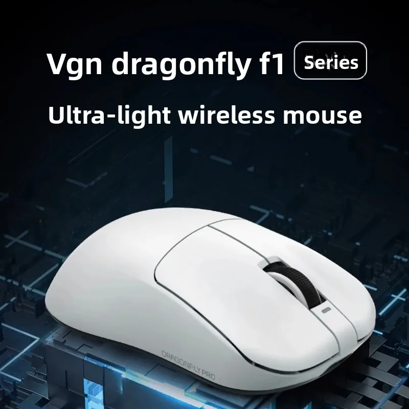 

VGN Dragonfly F1 Promax MOBA Wireless Mouse Dual-mode Lightweight Design Longlife Ergonomic PAW3395 Sensor E-sports Gaming Mouse