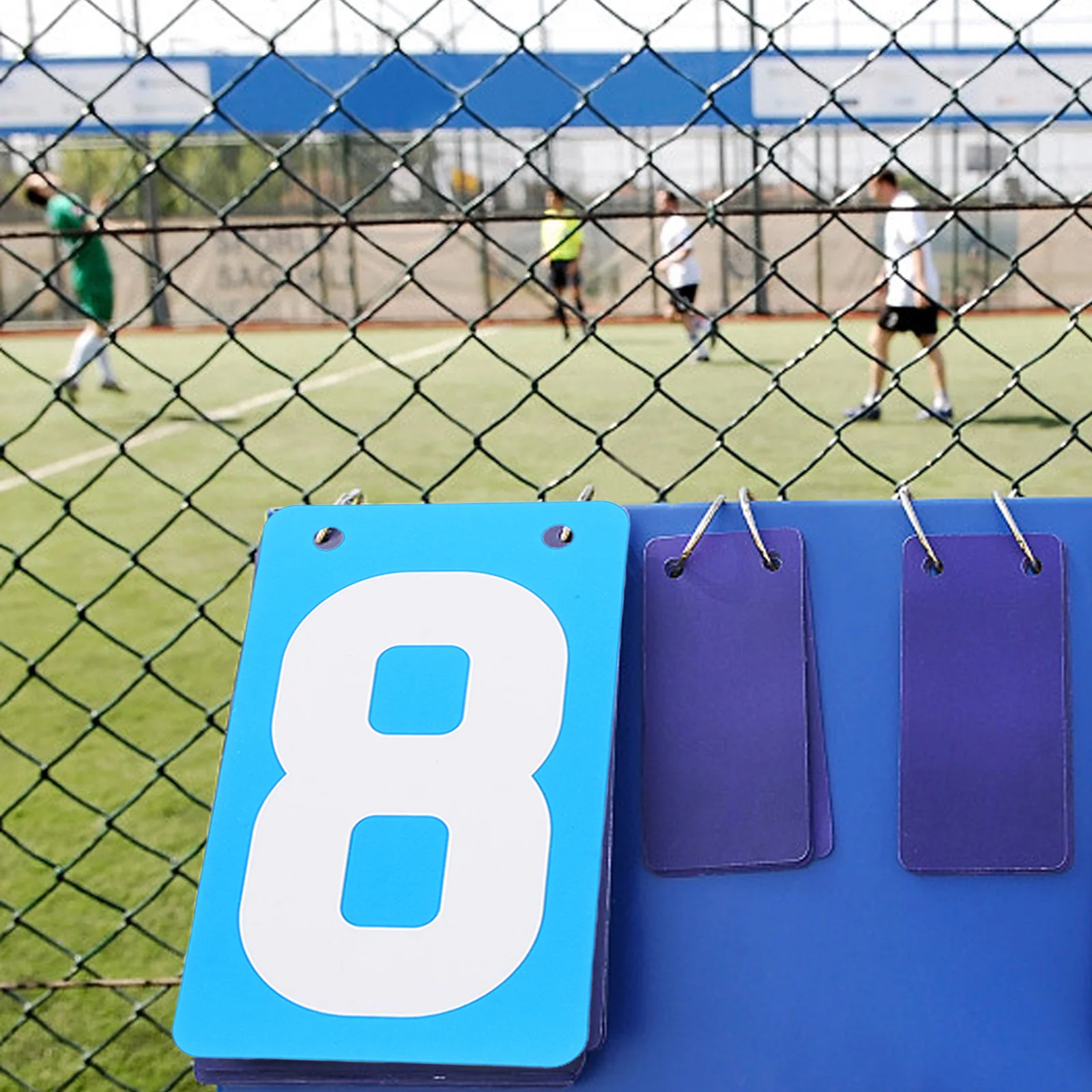 

10 Pcs Score Card Basketball Accessories Scoreboard/Substitution Board/Tactical Billiards Keeper for Net Pvc