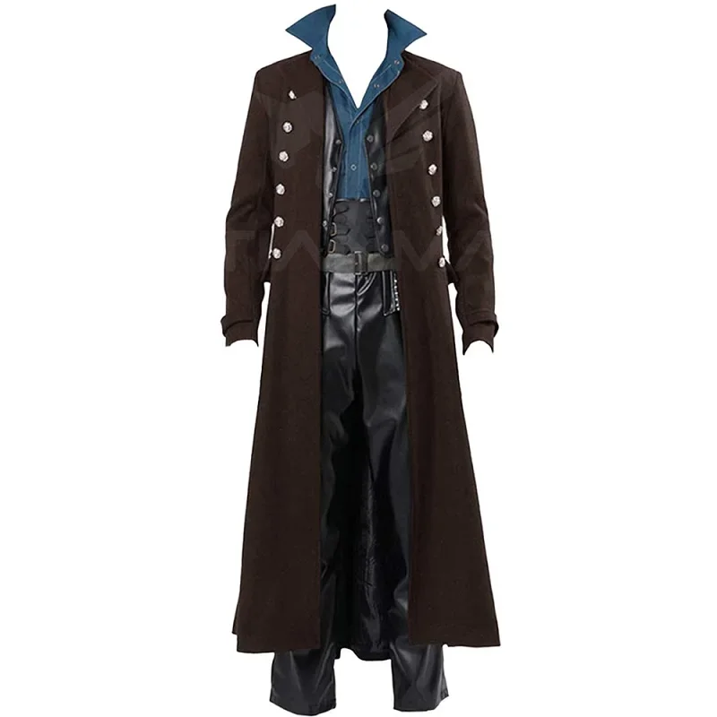 Medieval Men British Style Pun - Trench Coat Men บทวิจารณ์และราคา
