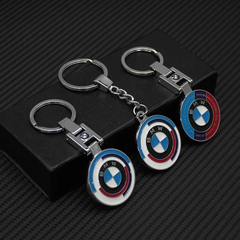 Car Key Keychain For BMW 50th Anniversary F25 F26 F40 F10 F07 G01 G02 G05 G07 F20 F48 F39 F45 F46 F30 F34 G20 G30 G26 G08 G42