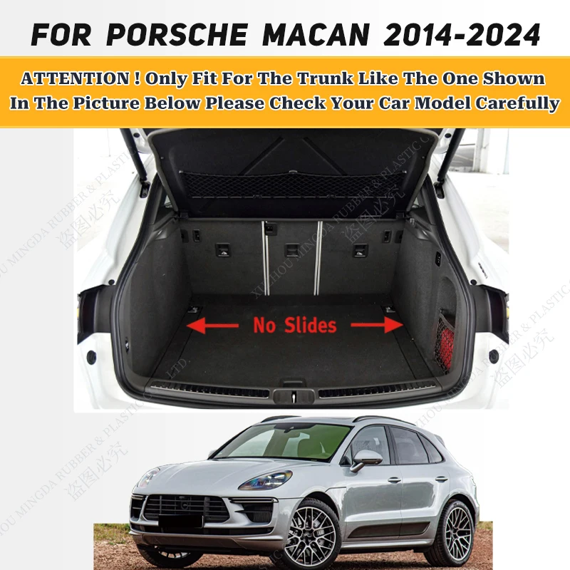 Car Floor Mats For Porsche Macan 2014-2024 2023 22 21 20 19 18 17 16 15 Car Trunk Mat Auto Foot Pads Carpet