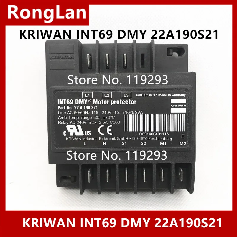 [BELLA] Germany KRIWAN INT69 DMY 22A407S21 22A190S21 31A407S21 INT69 DMY2 22A651S021 Danvers compressor motor protection module