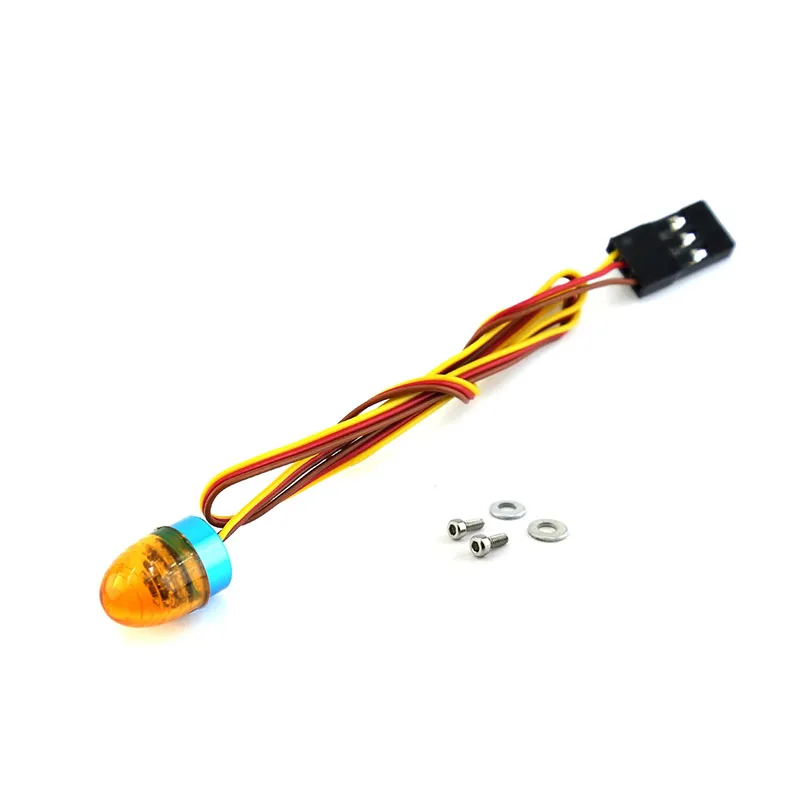 Lámpara LED multifunción para estroboscópico, luz intermitente/rotación para coche modelo 1/10 RC 1:14, Tractor Tamiya, camión de ingeniería RC