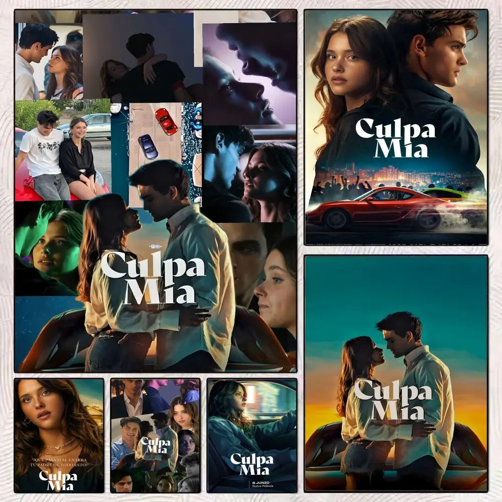 بلدي خطأ Culpa ميا الفيلم الكلاسيكي المشارك ملصق ذاتية اللصق لمكتب المنزل مسرح الفيلم جدار ديكور فني هدية رائعة