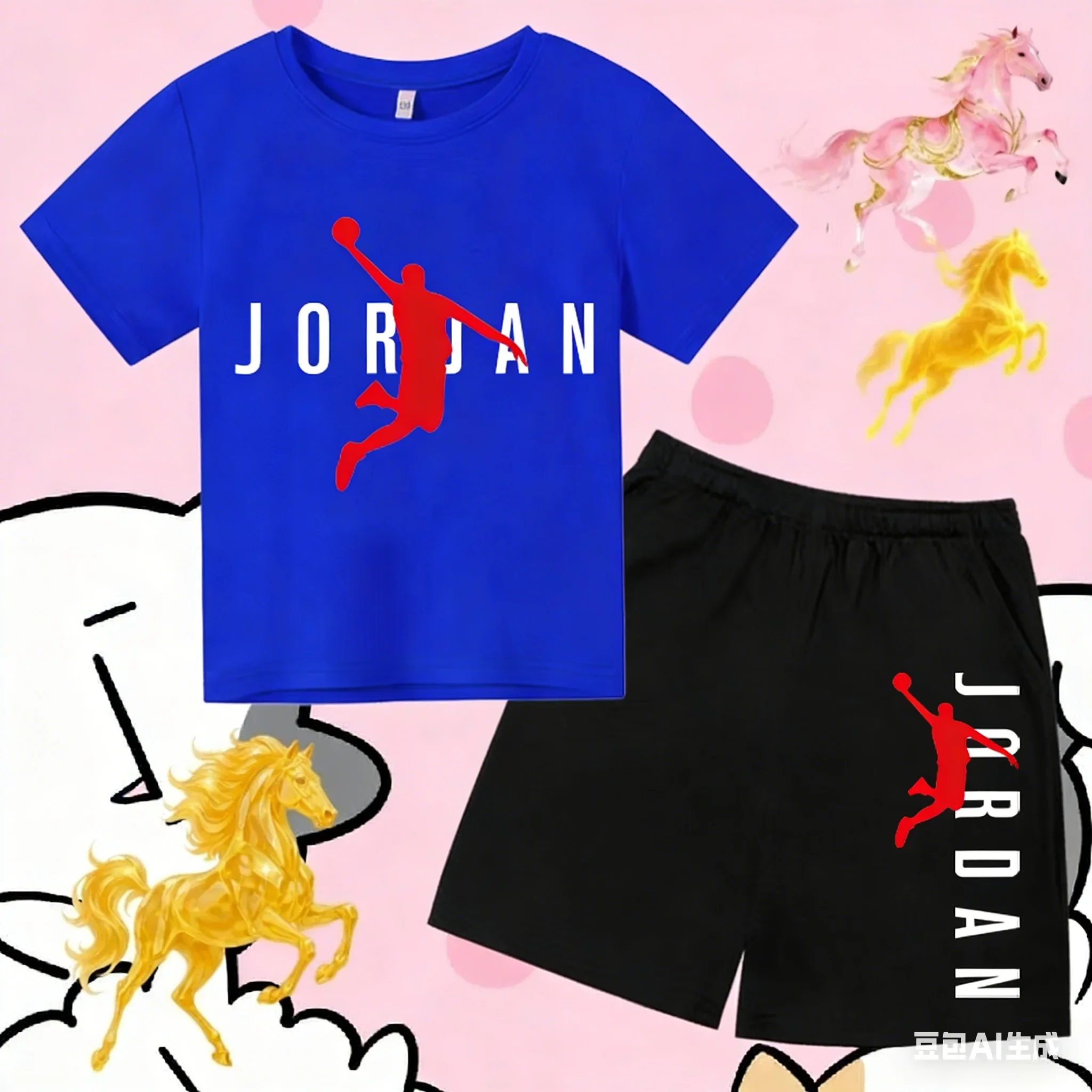 

Kids2-12Y Kids Autumn & Winter Fashion Hoodie 2-Piece Set Top & Pants Casual Sports Outfit for Boys & Girls