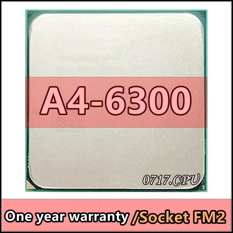 Serie A4 A4 6300 A4 6300K A4 6300B A4-6300 Procesador de CPU de doble núcleo de 3,7 GHz AD6300OKA23HL/AD630BOKA23HL Socket FM2