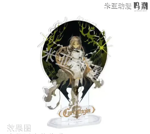 Figura de Acrílico de Doble Cara de Anime Wuthering Waves Cartethyia Denia, Modelo Coleccionable, Decoración de Escritorio, Regalos DD