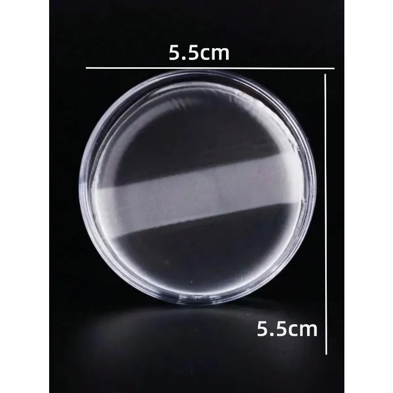 1/2 قطعة من إسفنجة مكياج السيليكون، منتفخة وسادة BB من الجيلي الكريستالي المائي، إسفنجة أساس شفافة للمكياج، غير ممتصة