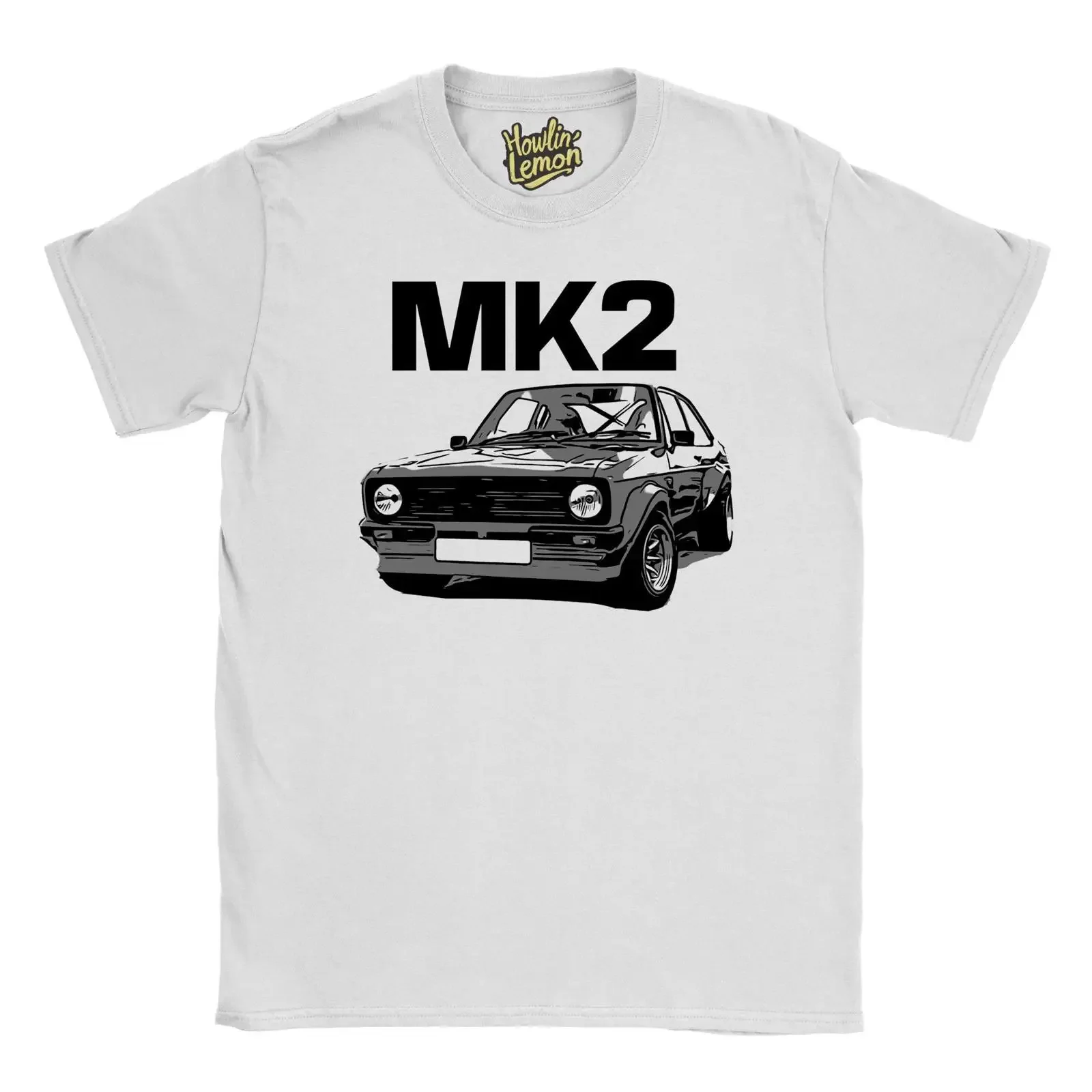 Mk2 Escort T Shirt for Dad Him Birthday vintage Washed Breathable Casual homme Stretched Top For Everyday Wear streetwear