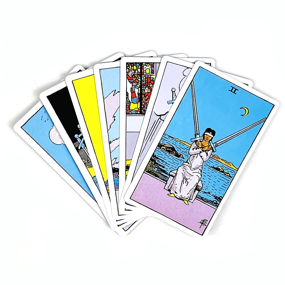 بطاقات التارو سطح السفينة 78 قطعة لسهولة المبتدئين في حفلة العرافة المستقبلية لعبة الطاولة ، لعبة التخييم ، لعبة عيد الميلاد والعام الجديد #5