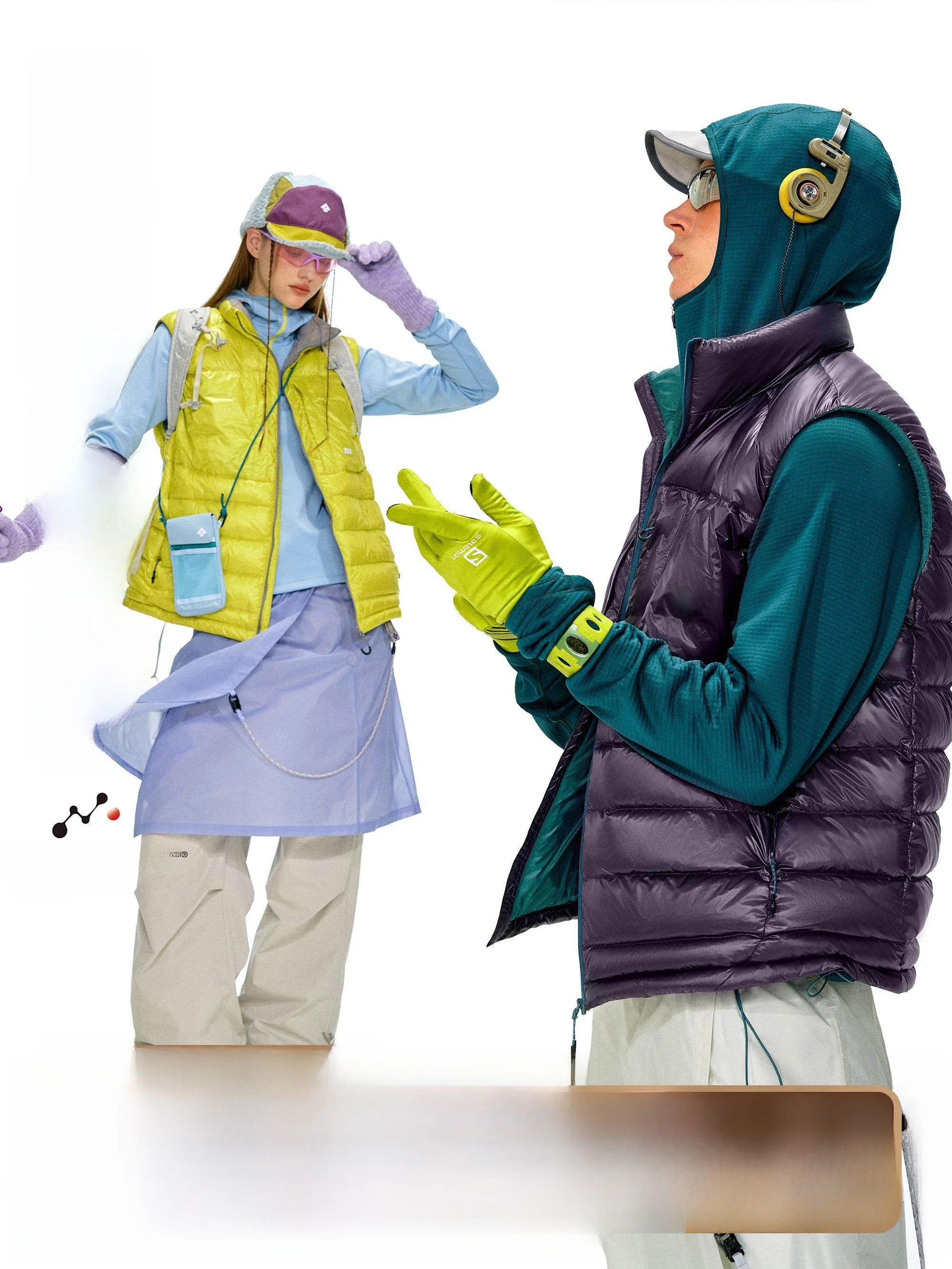 

Outdoor NOTHOMME 800 Fill Power 90 White Du down Lightweight Self Storage Collarl Vest Youthful Daily Wear Pure Color