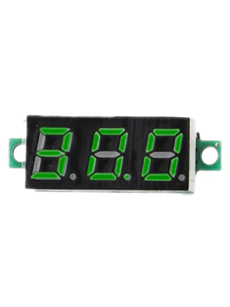 1pc Voltage Table Table Digital Display Industrial 0.28 Inch 100V DC Voltmeter Head Detectors Digital LED Minimun