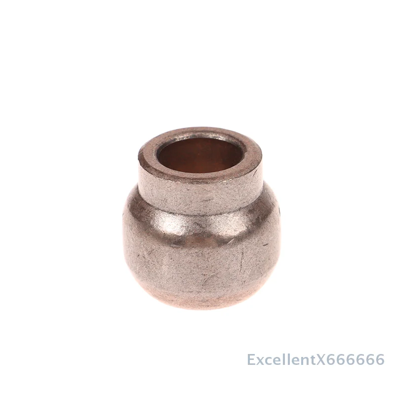 1PC 10mm Loch Eisen Kupfer Legierung Lager Bush 20mm Außendurchmesser Sphärische Waschmaschine Fan Motor Rotor stator Rutsche Buchse