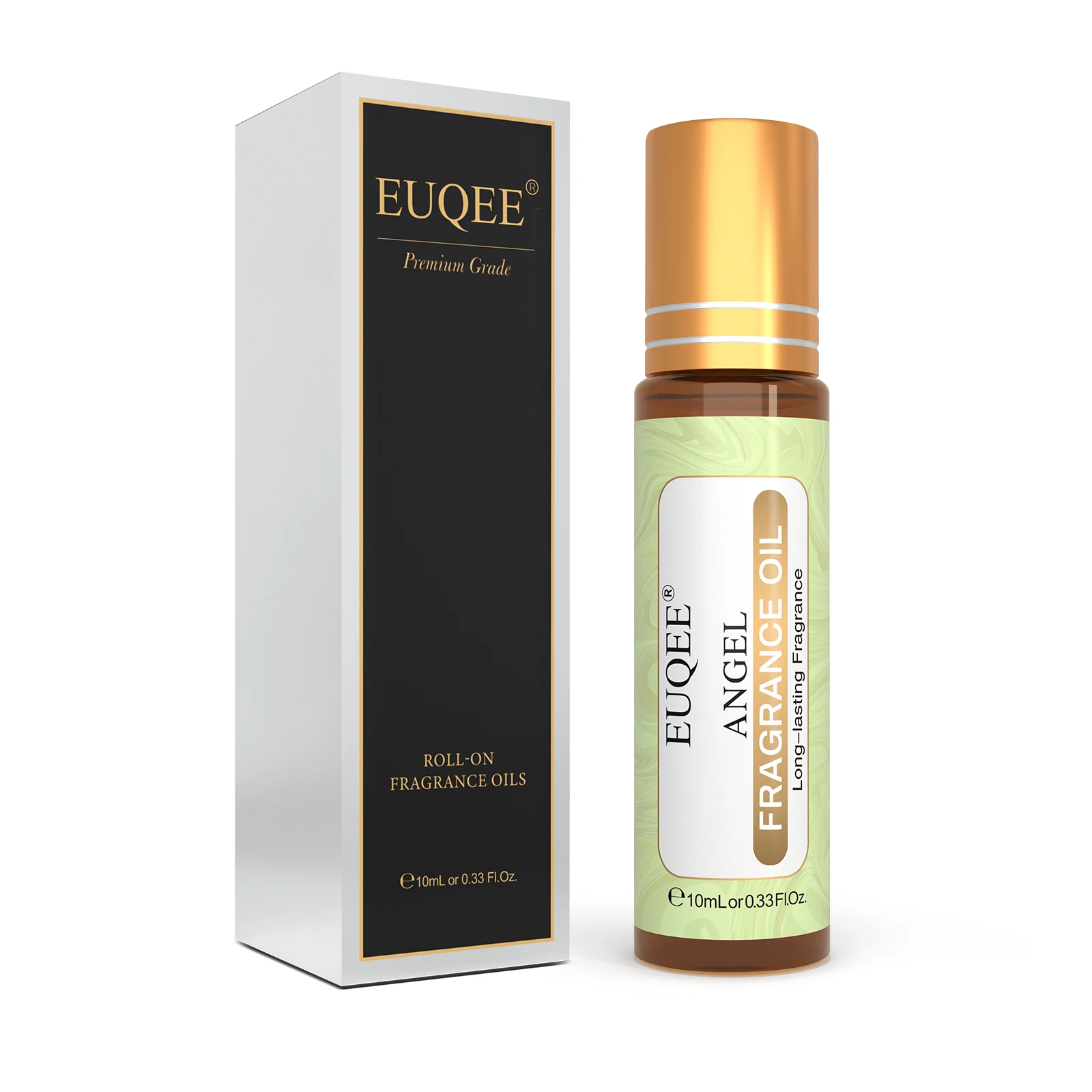 EUQEE Roll on Perfume Oil Angel Leather Sweet Tobacco Gardenia Green Tea Orange Blossom Coconut Lily of the valley Fragrance Oil
