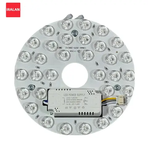 IRALAN LED Light Board AC 85-265V To Fan Lights or Ceiling Lights Ring Panel Circle Remote Control Easy Installation