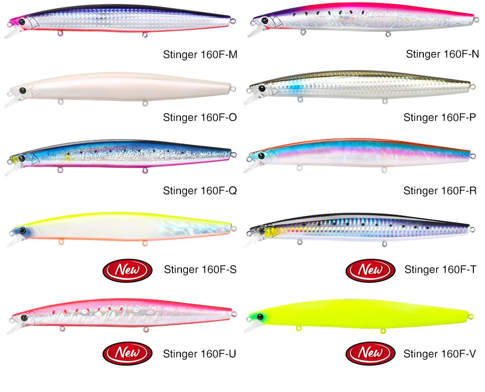 TSURINOYA 160F Schwimmender Minnow-Angelköder STINGER 163 mm 31 g Langer Wurf Künstlicher Seebarsch Salzwasser Große harte Köder – Detail 5