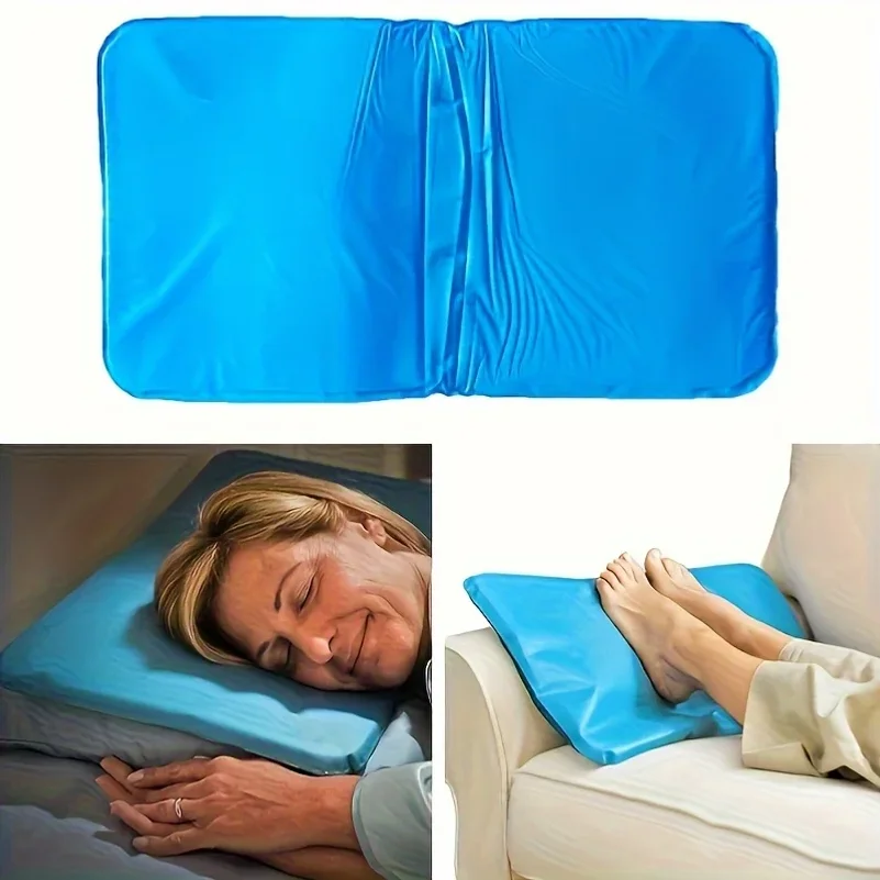 Cooling Pillow Gel - Blauw gel-icepack, draagbaar spierkussen, zomerkoelkussen, handwasbare