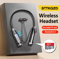 Wireless Headphones Neckband Bluetooth Earphone With Microphone  Long Battery Auriculares High Quality Headset Sport For TF Card