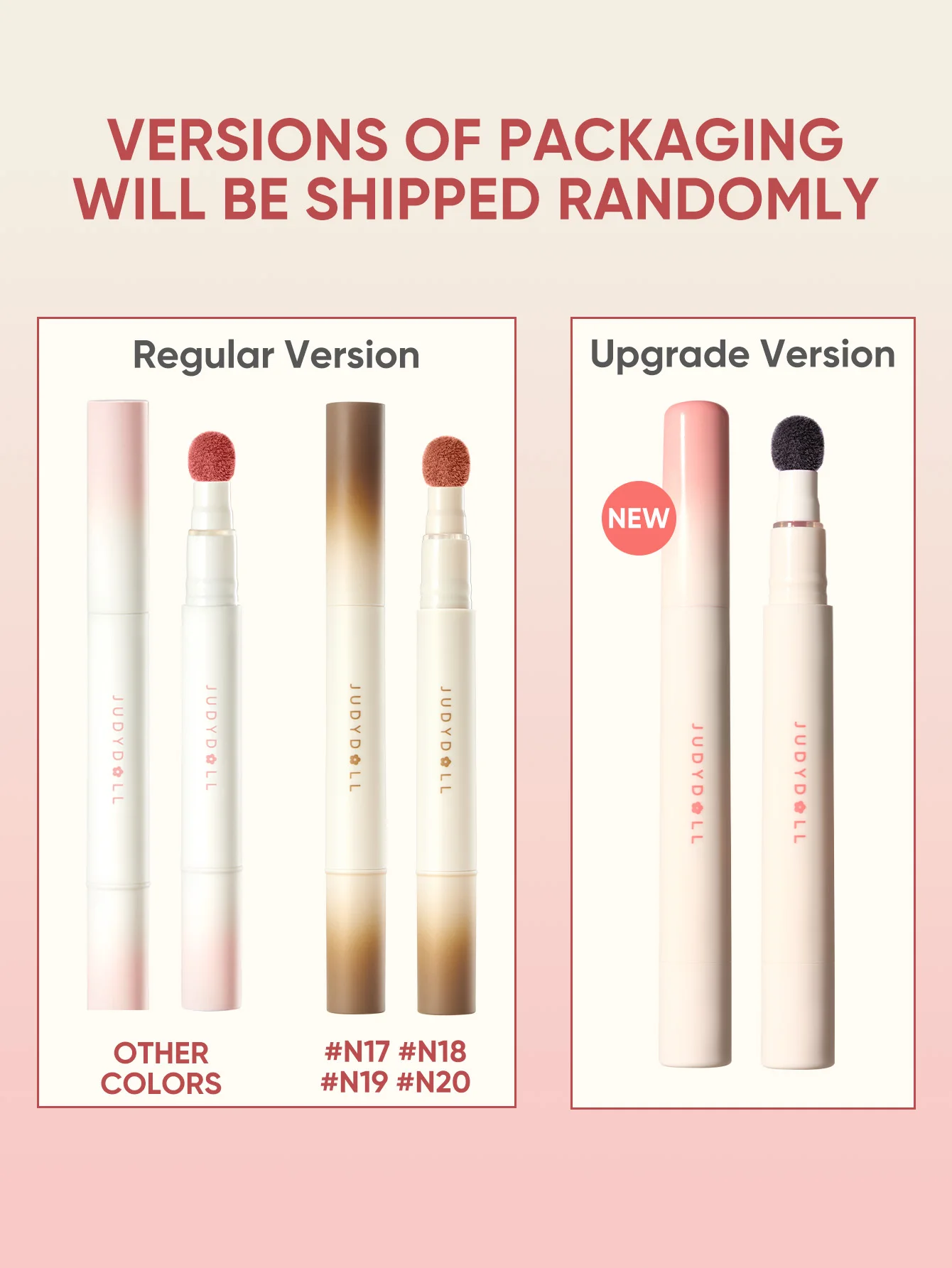 JUDYDOLL Tinta labbra opaca, a lunga durata, a prova di trasferimento, schiarente, copertura totale, non asciugatura, comodo da indossare