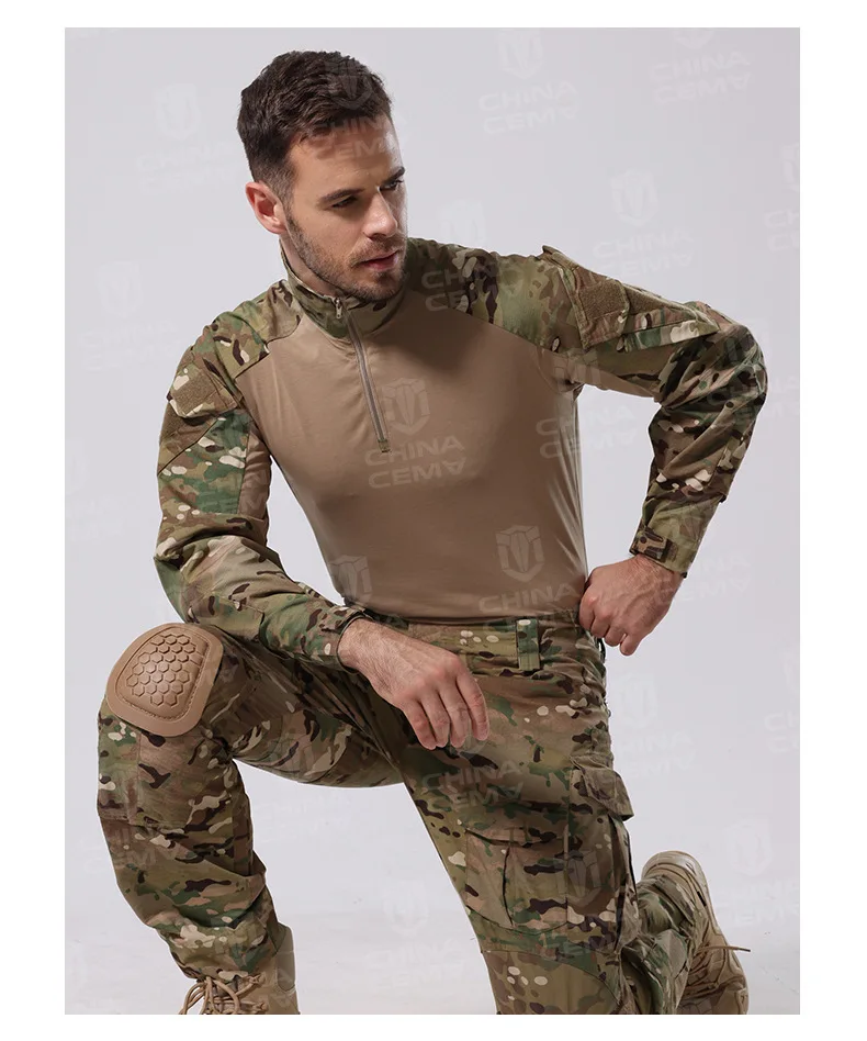G3 コンバットシャツ マルチカム クライプレシジョン タクティカルユニフォーム ミリタリー BDU ACU アウトドア エアソフトシャツ CP カモ エマーソンスタイル