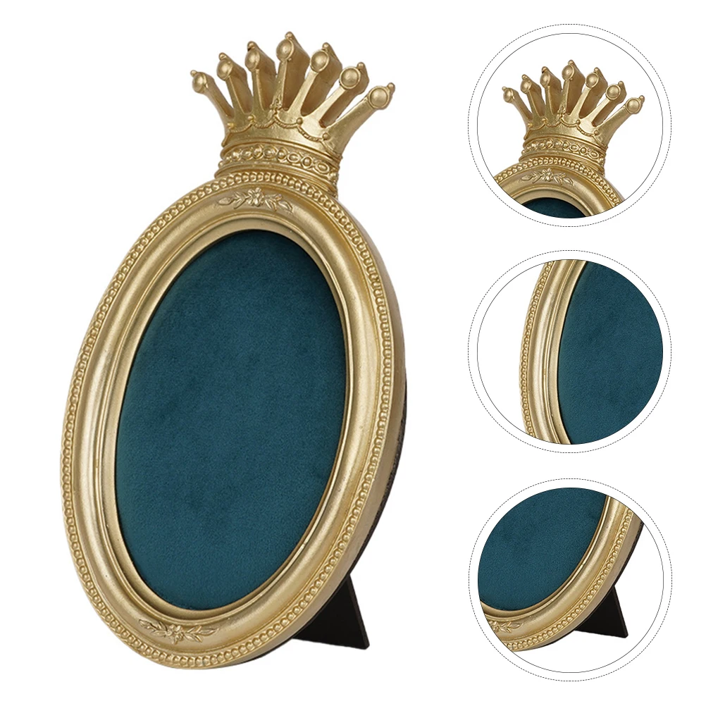 

European Style Earring Stand Crown Jewelry Display Holder Storage Board Retro Jewelry Organizer For Earrings Brooches Ear Studs