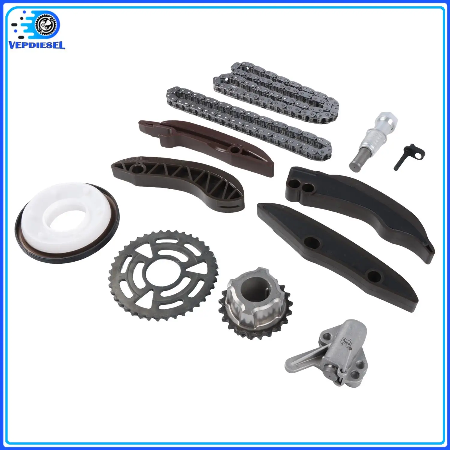 

New Timing Chain Kit 11417797896 11318586699 For BMW X1 X3 X5 E60 E61 E81 E82 N47 N47D20 13528572504 13528575471 11317797897