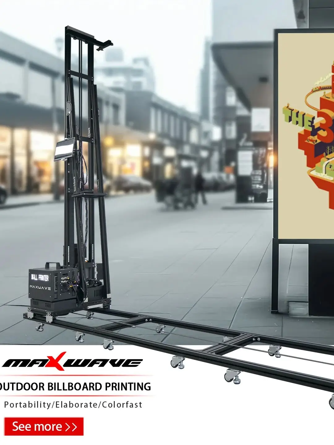 Large Format UV Imprimante Murale 3D Vertical Wall Printer Wall And Floor All In One Painting Machine