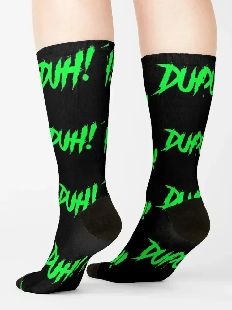 DUH! Socks FASHION aesthetic happy short Men's Socks Women's
