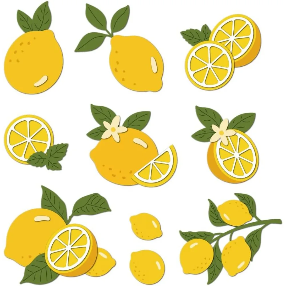 Zitronen-Stanzformen, Obst-Kartenschablonen, Kohlenstoffstahl-Stanzformen für Karten, Scrapbooking-Prägeschablonen für Grußkarten