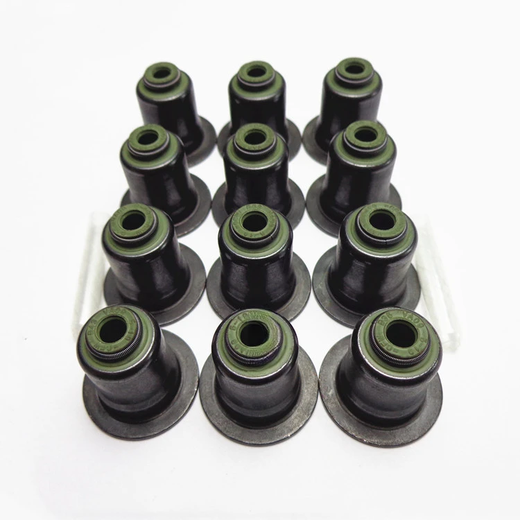 11340034068 Figzero 12Pcs Engine Valve Oil Seal For BMW 5 Series F18 E60 520 523 525 528 530 535 N52 N54 N55