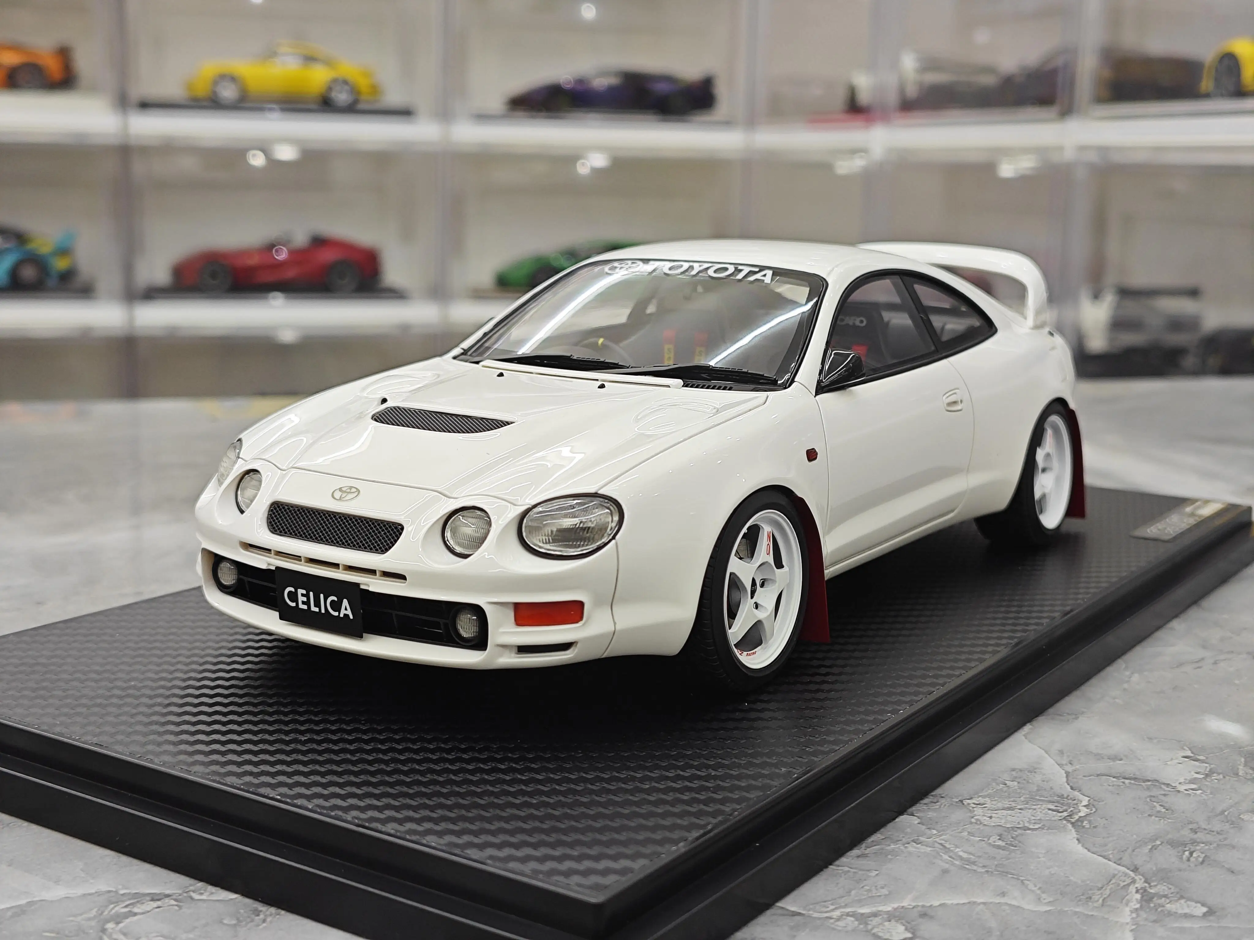 

IG 1:18 Celica GT-FOUR ST205 JDM моделирование ограниченная серия смола металл статическая модель автомобиля игрушка в подарок