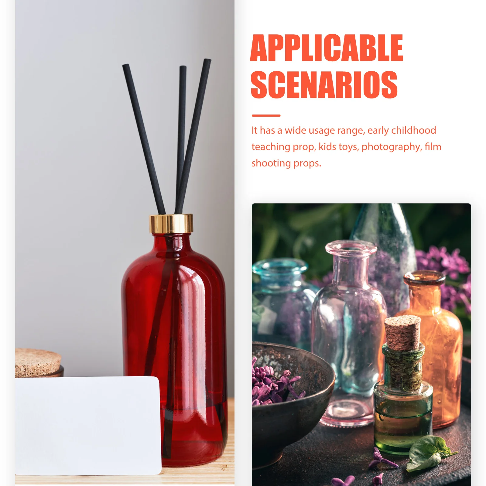 

100pcs Flower For Home Aromatherapy Accessories Essential Oil Air Freshener Diffuser For Bedroom Bathroom Office Desk Mini Plant