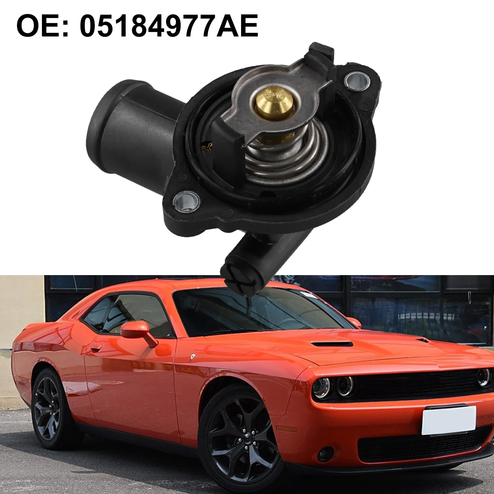 

Reliable Thermostat Housing for Dodge For Charger For Challenger 300 OEM 05184977AH Quick and Easy Installation
