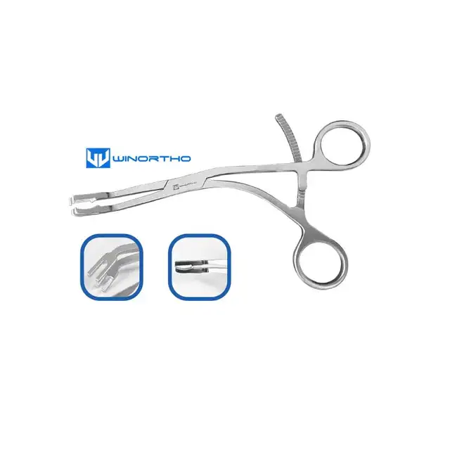 Ikuta Bone Clamps kleszcze do trzymania kości weterynaryjne instrumenty ortopedyczne ao kleszcze redukcyjne ze śrubą blokującą