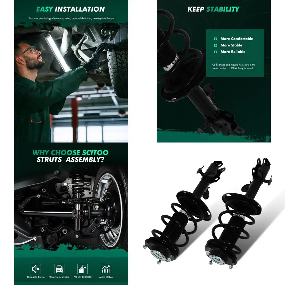 

Передний амортизатор в сборе подходит для Toyota RAV4 2013-2018 гг., полный комплект амортизаторов и стойки, подходит для 1333524L 1333524R